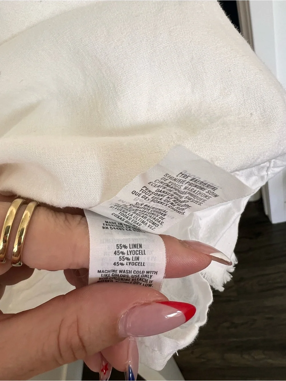 Aerie Flutter Sleeve Babydoll Tunic Dress White Size Small - Picture 9 of 11